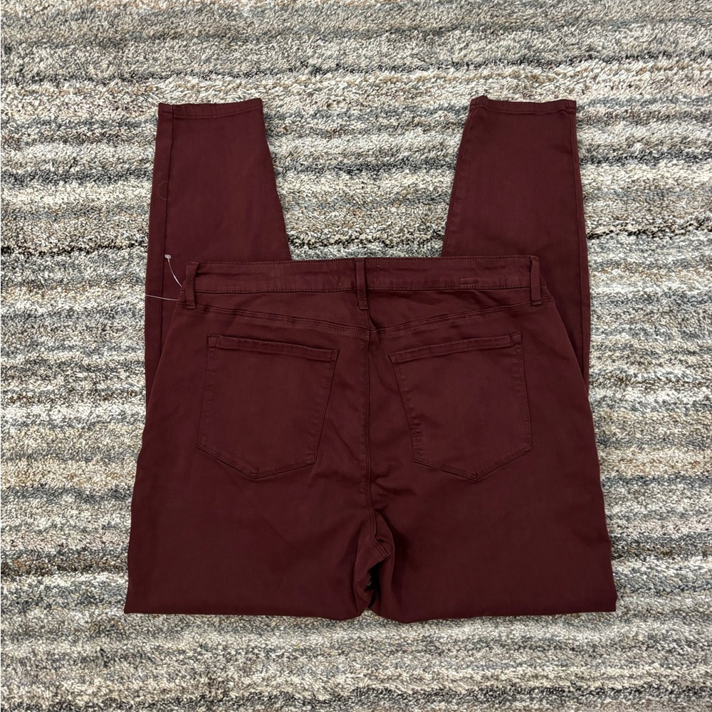 Pistola Skinny Jeans Sz 33 NWT | Pistola Maroon Skinny Jeans | Pistola Jeans NWT - Picture 11 of 12